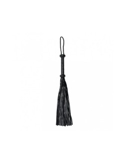 Flogger Trenzado Cuero Negro 2