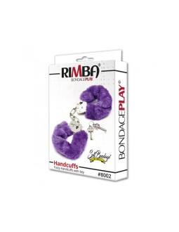 Esposas Metalicas con Pelo Morado 2