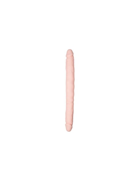 Dildo Doble Flexible Silicona Natural 40 cm