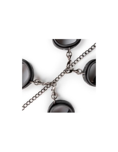 Set Ligaduras Collar y Esposas Negro