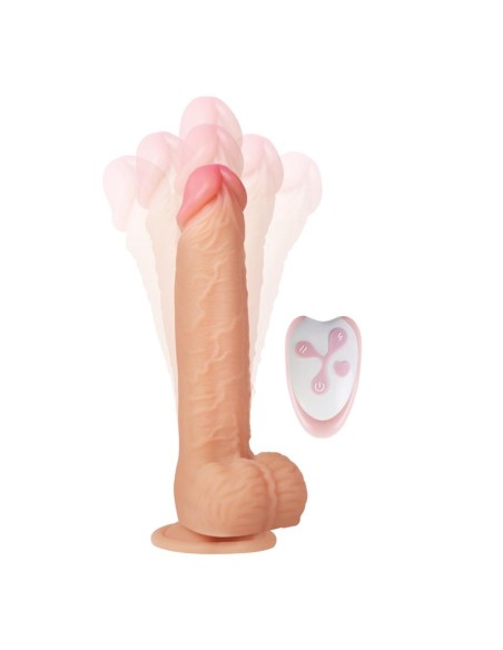 Cesur 30 Dildo Realista Vibracion Movimiento Ondulante 360º y Telescopico Control Remoto USB