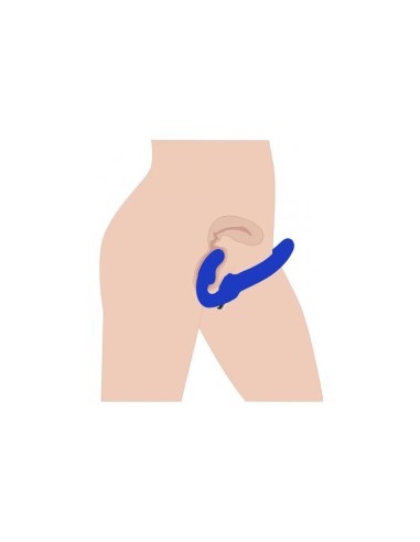 Revolver II Vibrador Doble Azul