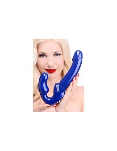 Revolver II Vibrador Doble Azul
