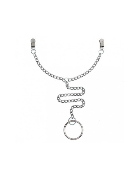 Pinzas para Pezones con Anillo para el Pene