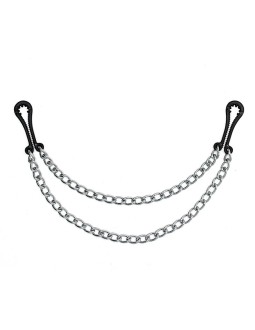 Rimba Bondage Play Pinzas para Pezones de Metal sin Niquel 2