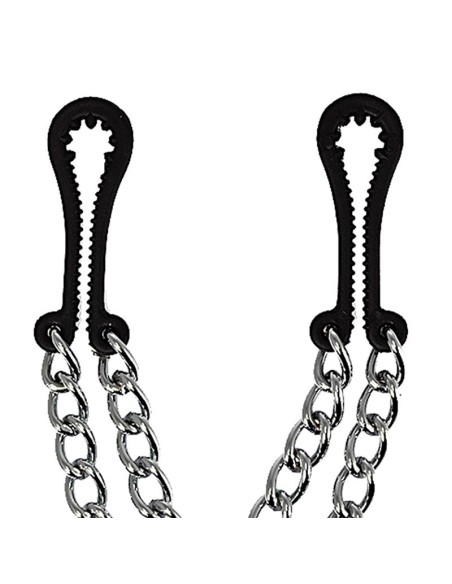 Rimba Bondage Play Pinzas para Pezones de Metal sin Niquel