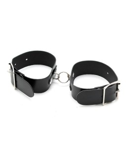 Rimba Bondage Play Esposas de Cuero Ajustables 2