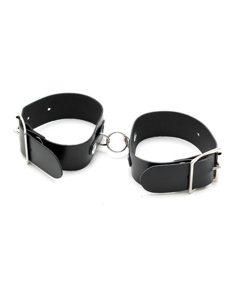 Rimba Bondage Play Esposas de Cuero Ajustables