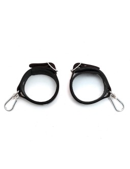 Rimba Bondage Play Esposas de Cuero Ajustables 2