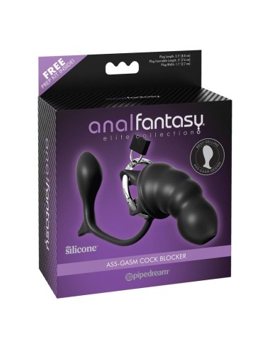 Jaula y Estimuldaor Anal Silcona Cock Blocker