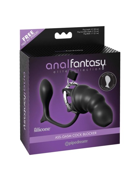 Jaula y Estimuldaor Anal Silcona Cock Blocker