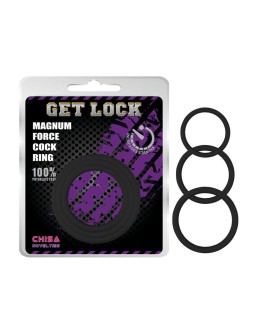 Anillo para el Pene Magnum Force Silicona Negro 2