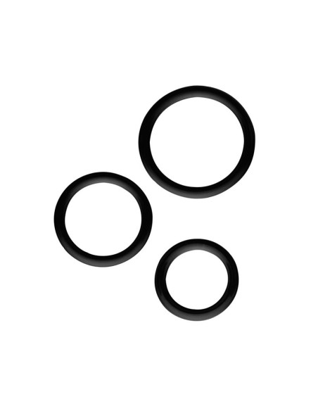 Anillo para el Pene Magnum Force Silicona Negro