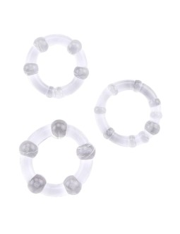 Anillos para el Pene Beaded Transparente