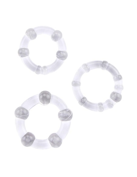 Anillos para el Pene Beaded Transparente
