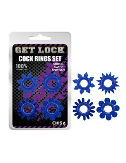 Set de Anillos para el Pene Azul