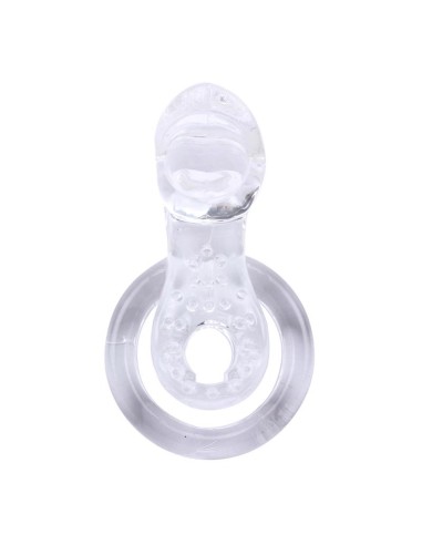 Anillo Vibrador para el Pene The Tongue Transparente