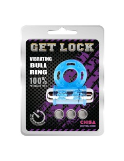 Anillo Vibrador para el Pene Bull Ring Azul 2