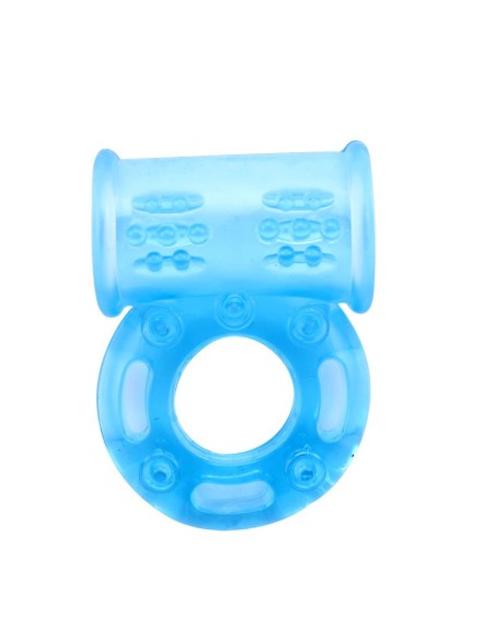 Anillo Vibrador para el Pene Bull Ring Azul