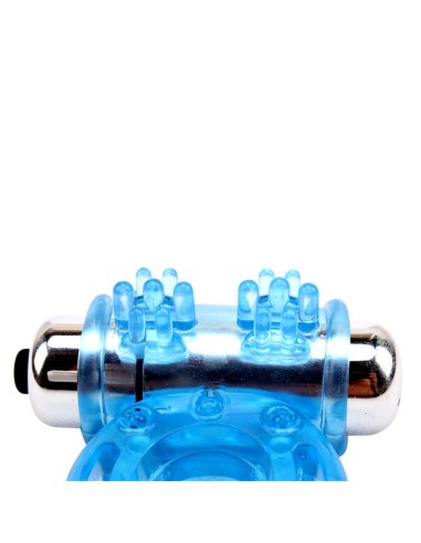 Anillo Vibrador para el Pene Bull Ring Azul