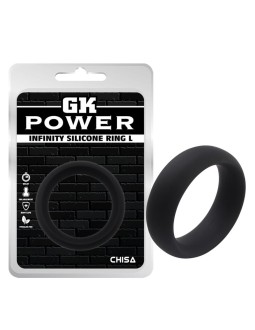 Anillo para el Pene Infinity Silicona L Negro