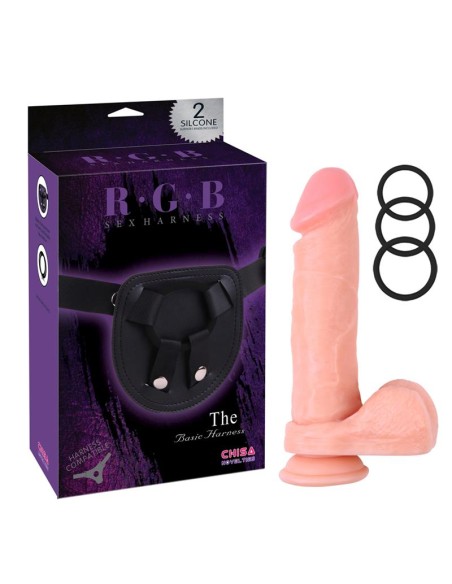 Arnes con Dildo Kyle Korver 21 cm Natural