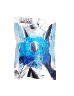 Anillo para el Pene y Vibracion 18 cm Azul 2