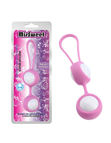 Bolas Geisha MisSweet 177 cm Silicona Rosa