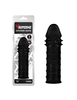 Funda para el Pene Extra Texture Negro