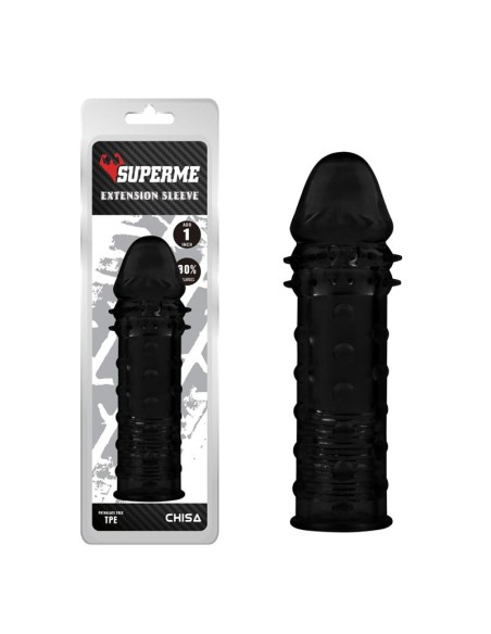 Funda para el Pene Extra Texture Negro