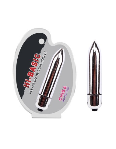 Bala Vibradora Please Do Me Love 58 x 18 cm Plata