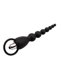 Cadena Anal Elite Power 195 cm Silicona Negro