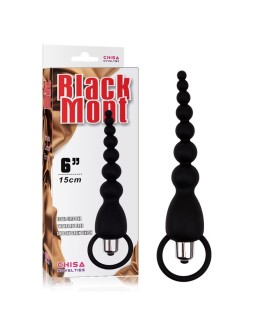 Cadena Anal Elite Power 195 cm Silicona Negro 2