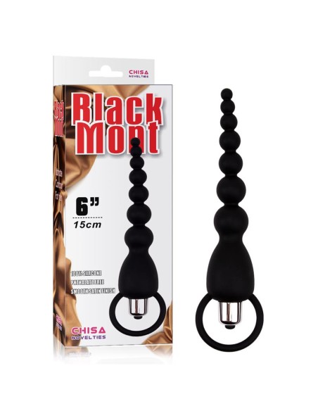 Cadena Anal Elite Power 195 cm Silicona Negro