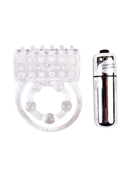Anillo Vibrador para el Pene Clear Transparente