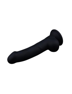 Dildo Trooper 8 Silicona Liquida Negro 2
