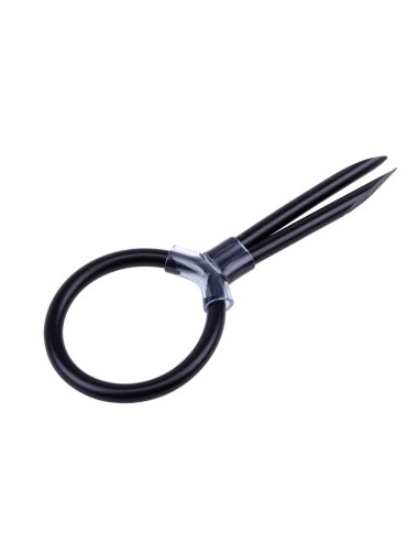 Anillo para el Pene Ajustable Stud Silicona Negro