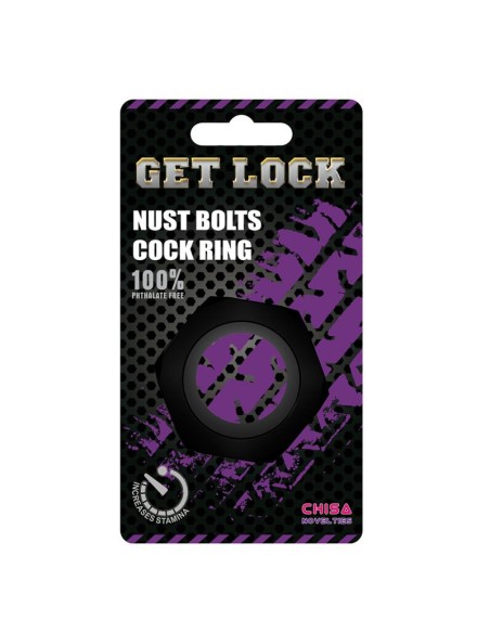 Anillo para el Pene Nust Bolts Negro