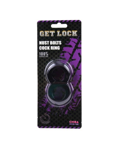 Anillo para el Pene Doble Duo Cock 8 Negro