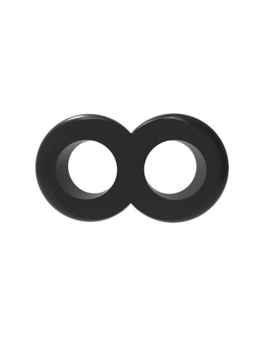 Anillo para el Pene Doble Duo Cock 8 Negro