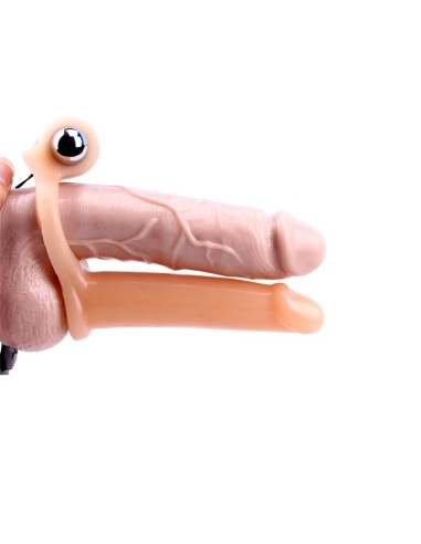 Funda para el Pene con Vibracion 155 cm Natural