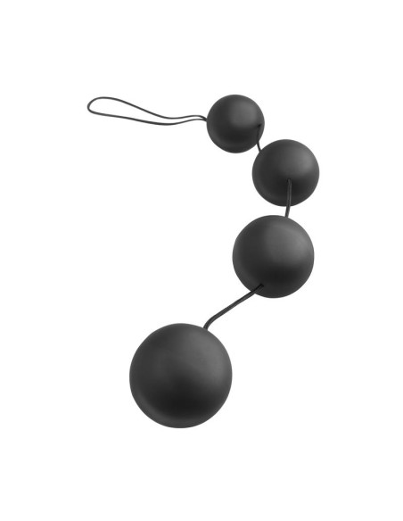 Bolas Anales Vibradoras Deluxe Color Negro