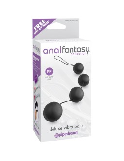 Bolas Anales Vibradoras Deluxe Color Negro 2
