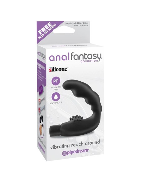 Estimulador Anal con Vibracion Color Negro