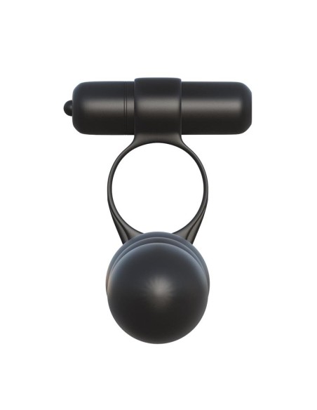 Fantasy C Ringz Anillo Doble Penetrador Flexible Negro
