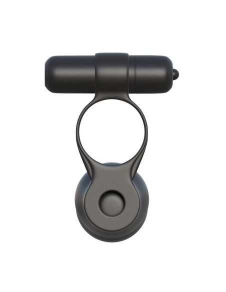 Fantasy C Ringz Anillo Doble Penetrador Flexible Negro