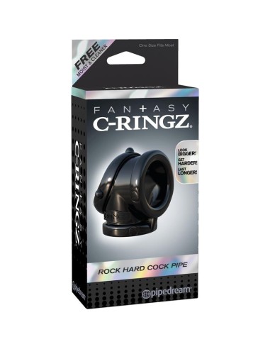 Fantasy C Ringz Anillo Pesado Cock Pipe Negro