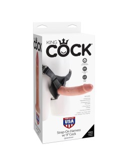 Arnes Ajustable con Dildo 9 Color Natural 2