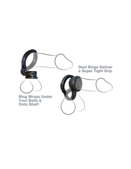 Anillo Ironman Duo Negro 2