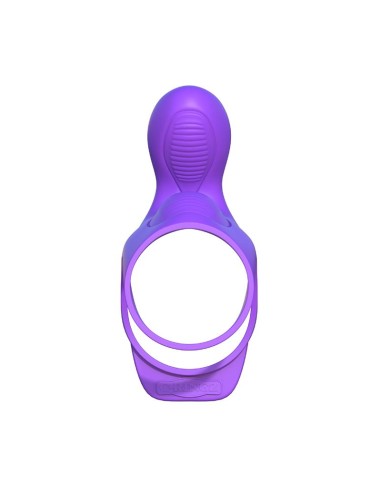 Fantasy C Ringz Anillo Vibrador para Parejas Ultimate Cage Purpura